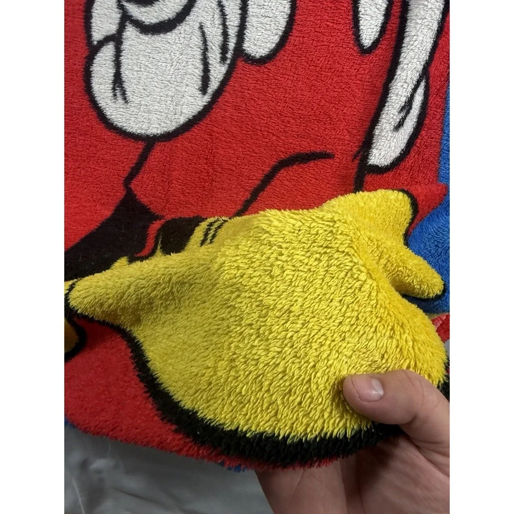 Disneyland Mickey Mouse Multicolored Fleece Toddler Blanket 64x27
